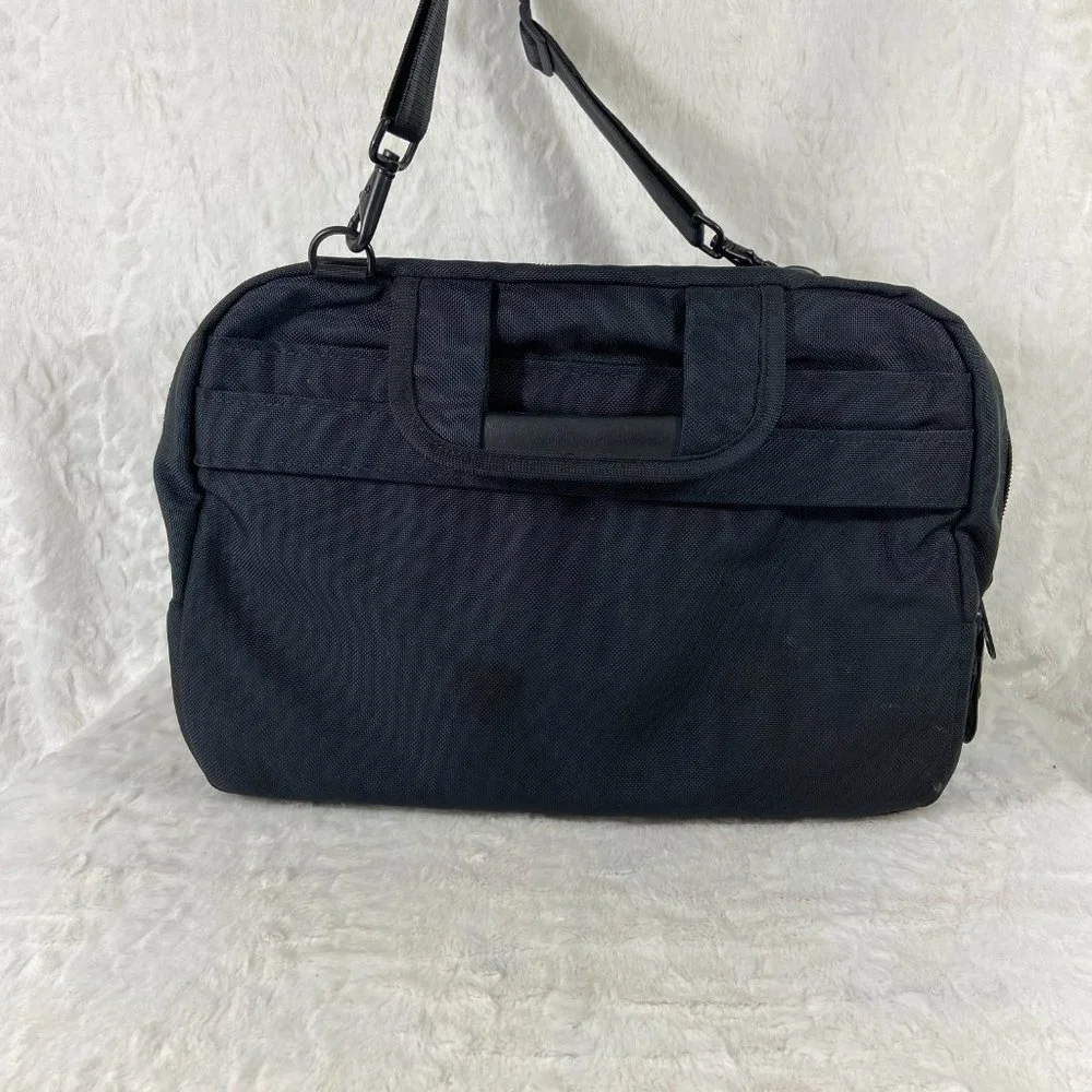 Brenthaven Carrying Briefcase Messenger Bag Laptop Computer Office Black 17